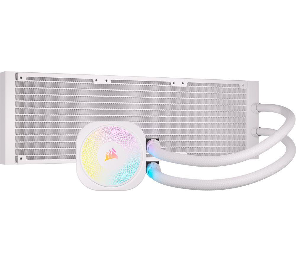 CORSAIR iCUE LINK TITAN 360 RX RGB 360 mm Liquid CPU Cooler - RGB LED, White image number 3 of 5