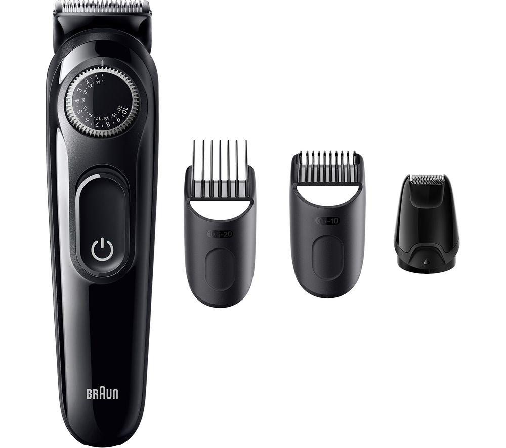 BRAUN Series 3 BRABT3420 Beard Trimmer - Black & Silver