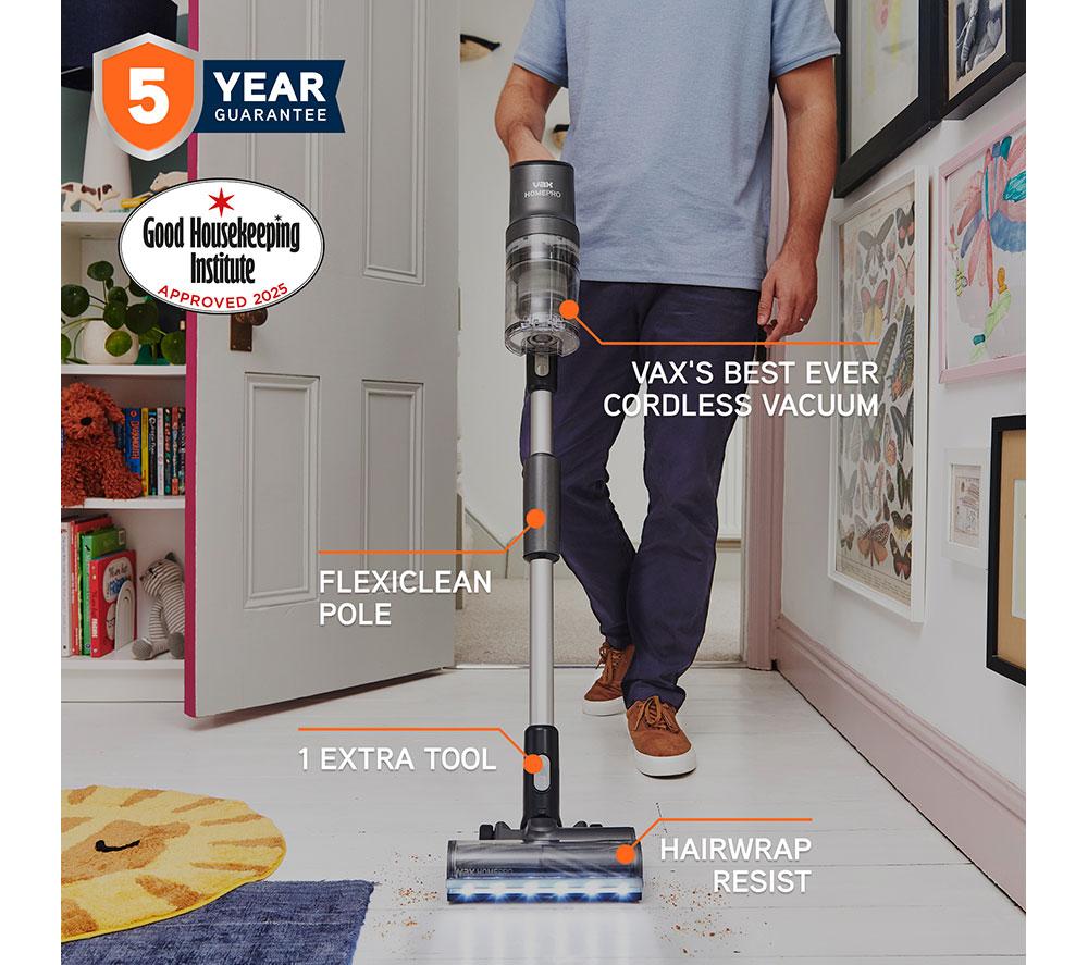 VAX HomePro CLSV-HPKS Cordless Vacuum Cleaner - Silver image number 2 of 14