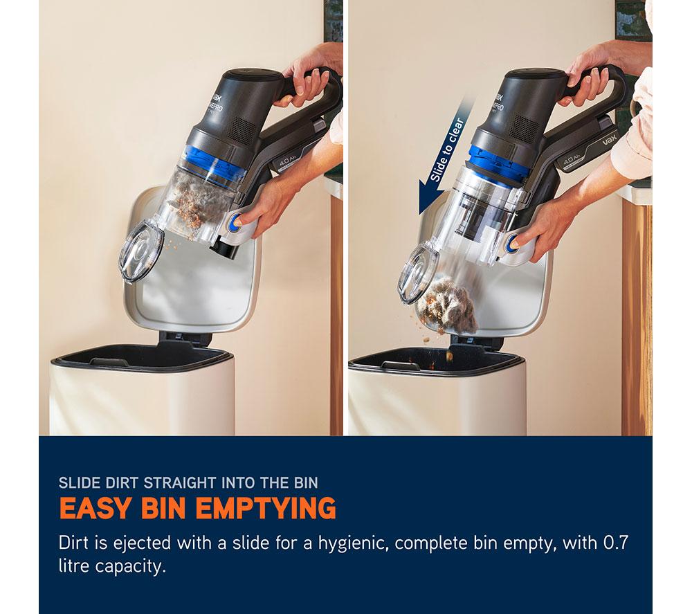 VAX HomePro Detect Pet CLSV-HPTP Cordless Vacuum Cleaner - Graphite & Blue image number 7 of 16