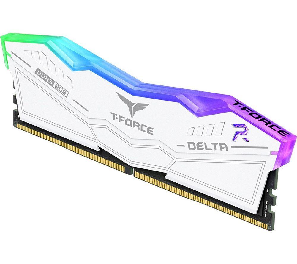 TEAMGROUP DELTA RGB DDR5 6000 MHz RAM - 64 GB, White