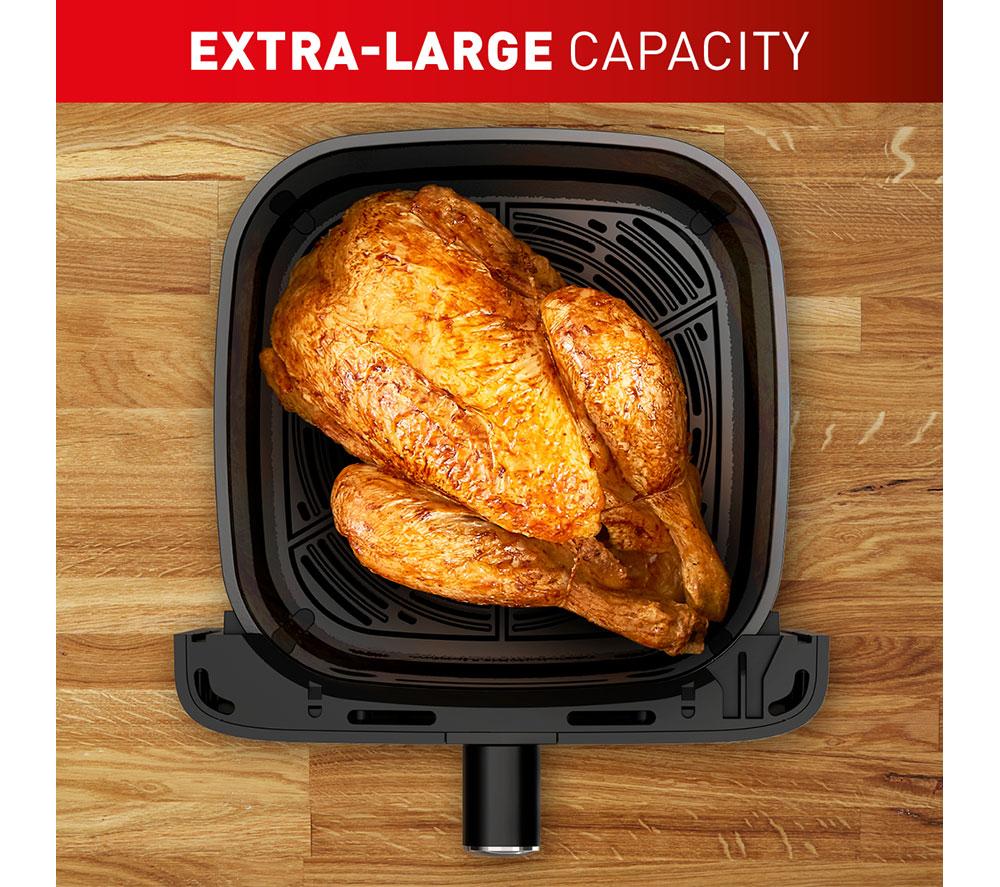 TEFAL Easy Fry Mega EY855D40 7.5L Air Fryer - Black & Silver image number 6 of 9