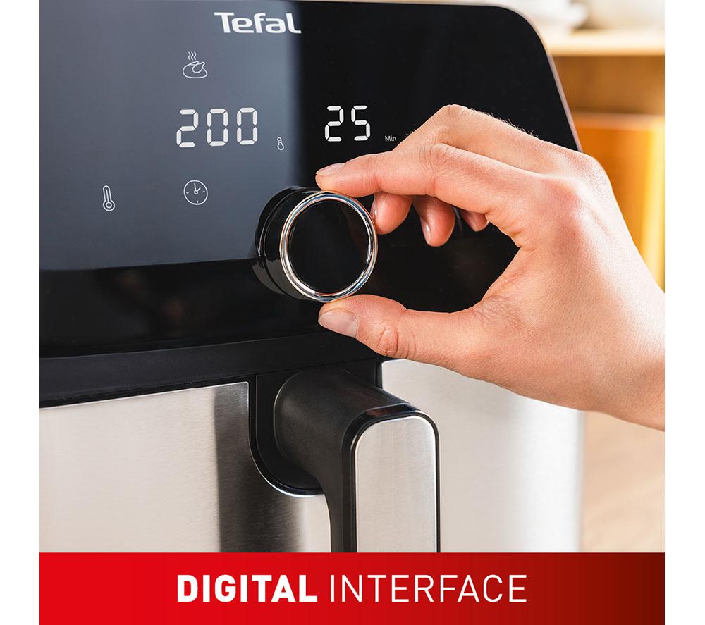 TEFAL Easy Fry Mega EY855D40 7.5L Air Fryer - Black & Silver image number 7 of 9