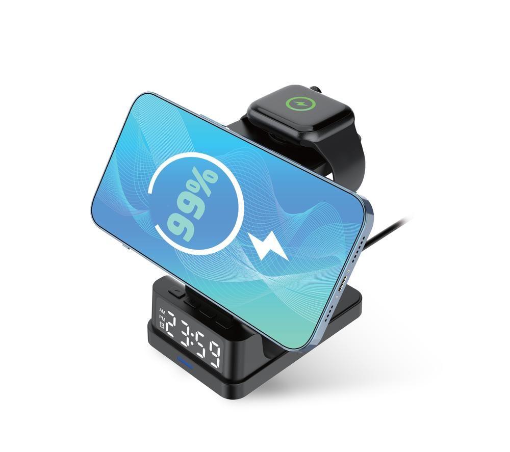GROOV-E Asteria GVWC09BK 4-in-1 Wireless Charging Station image number 3 of 4