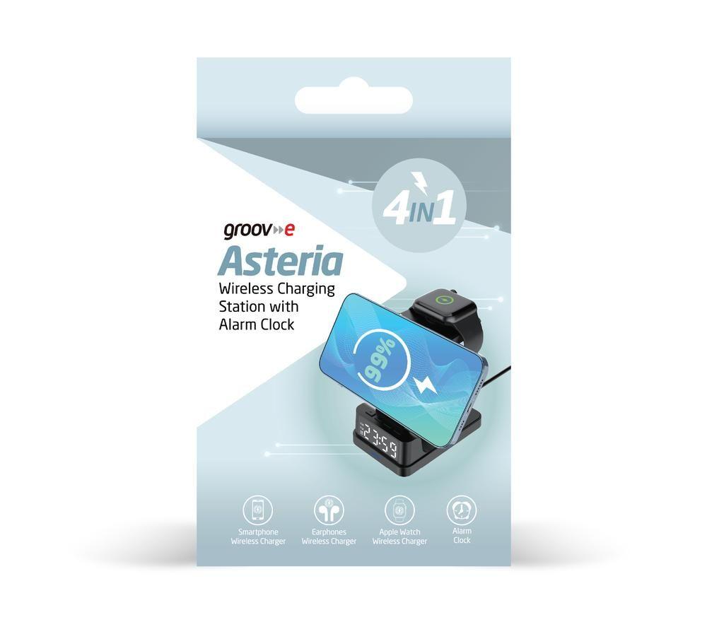 GROOV-E Asteria GVWC09BK 4-in-1 Wireless Charging Station image number 4 of 4