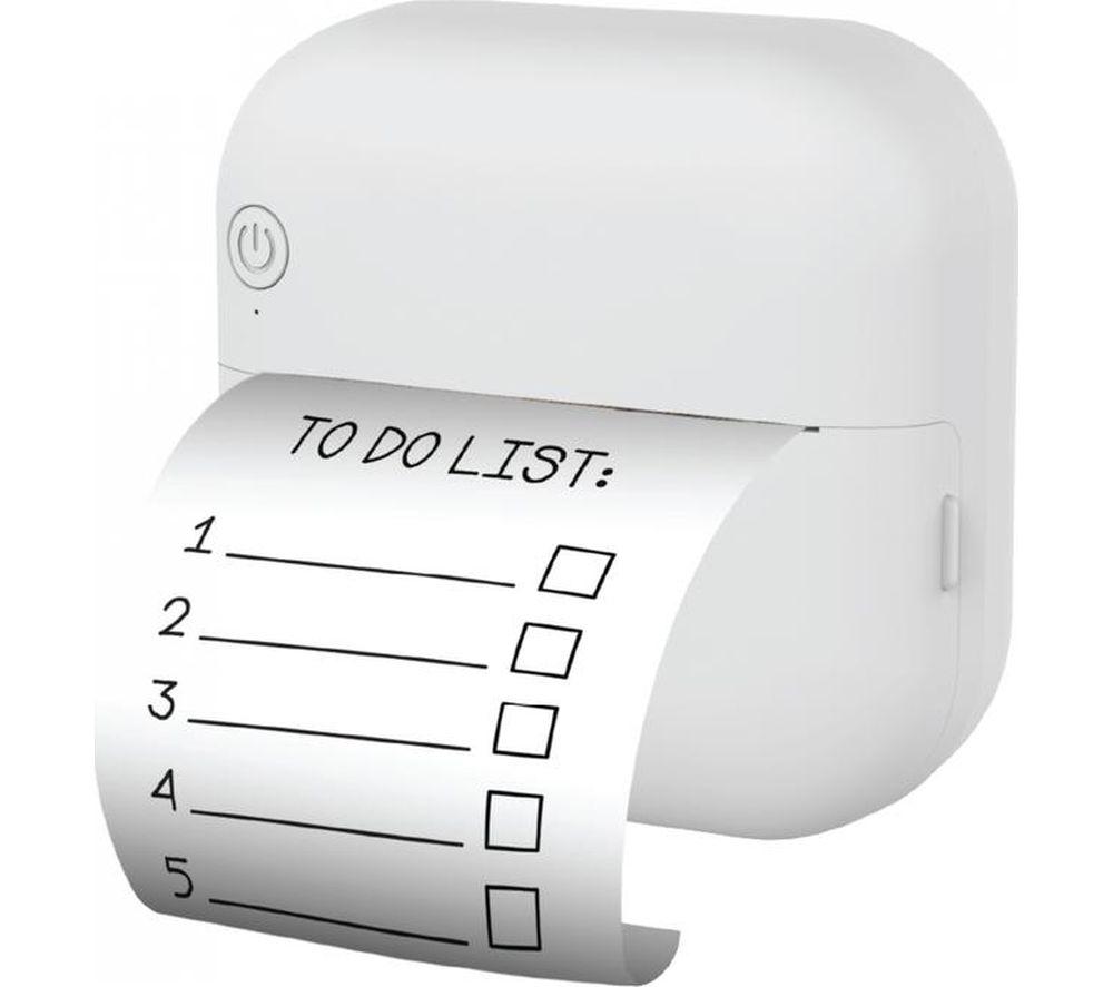 GROOV-E GV-MA211-WE Portable Wireless Photo Printer - White image number 4 of 6