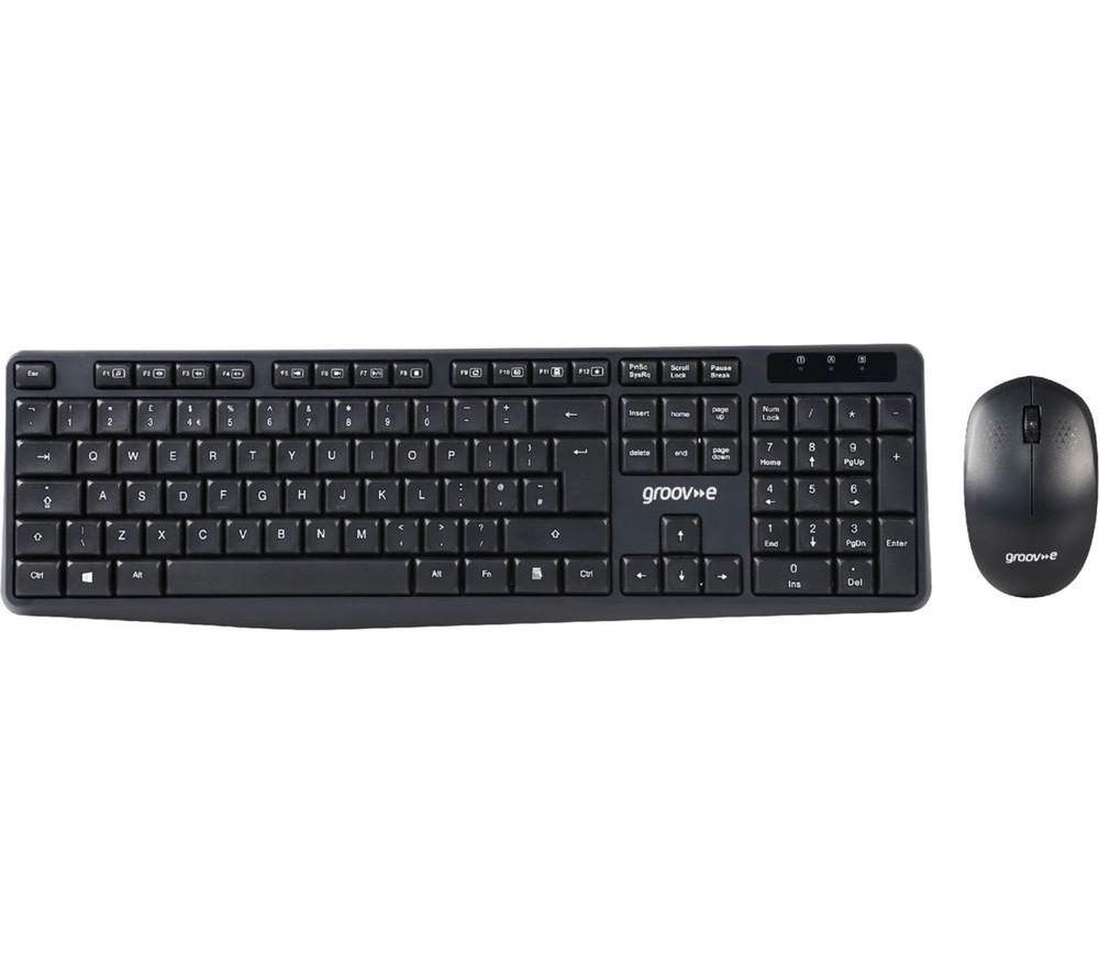 Groov-E Gvpc14bk Wireless Keyboard & Mouse Set