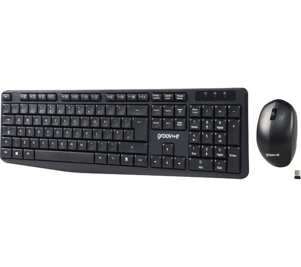 GROOV-E GVPC14BK Wireless Keyboard & Mouse Set image number 2 of 5