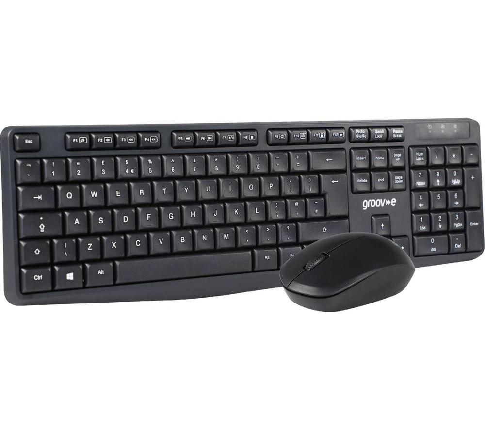GROOV-E GVPC14BK Wireless Keyboard & Mouse Set image number 4 of 5
