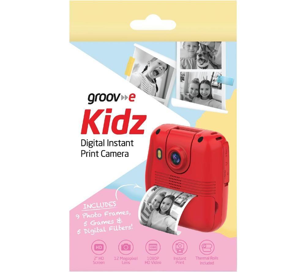 GROOV-E GVCM02RD Kidz Digital Instant Camera - Red image number 3 of 5