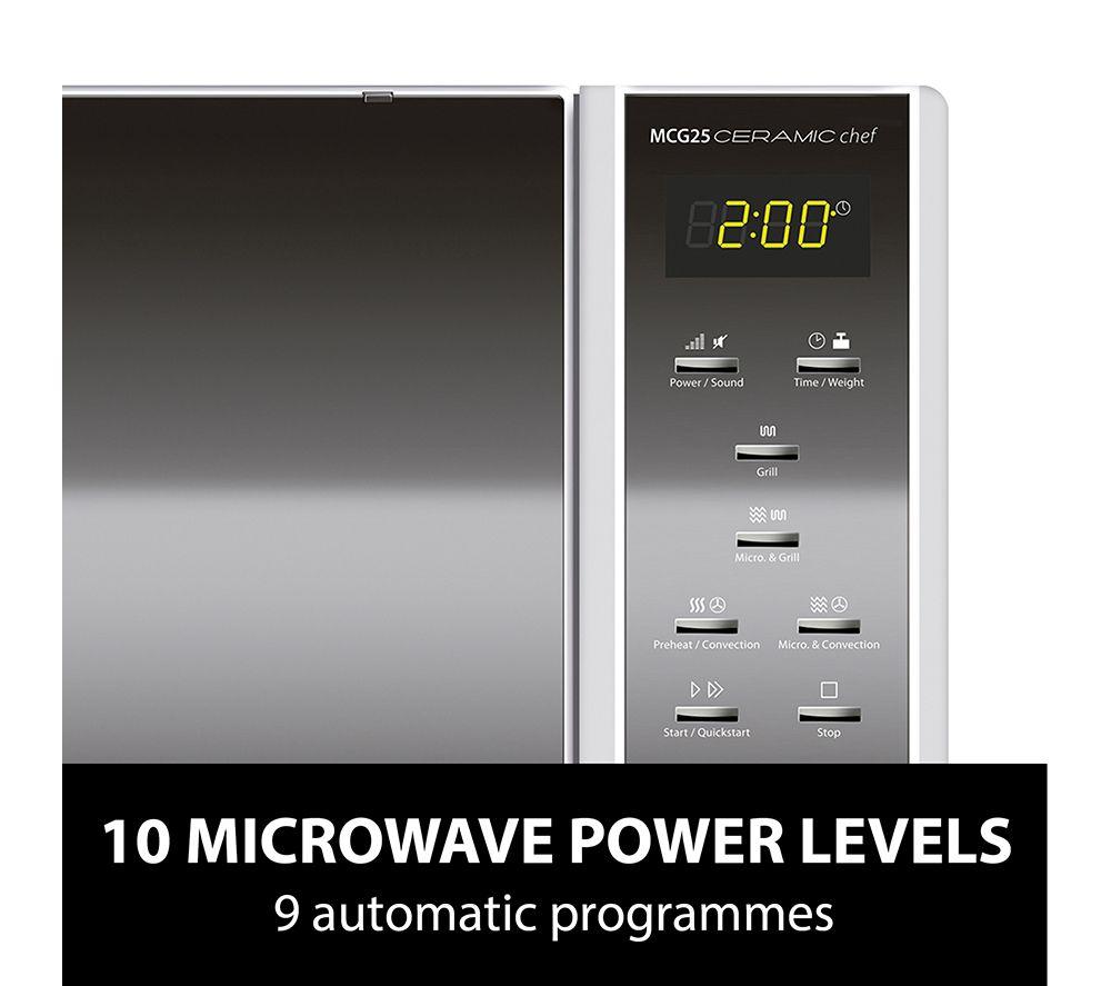 CASO Ceramic Chef MCG 25 Combination Microwave - Black & Silver image number 5 of 8