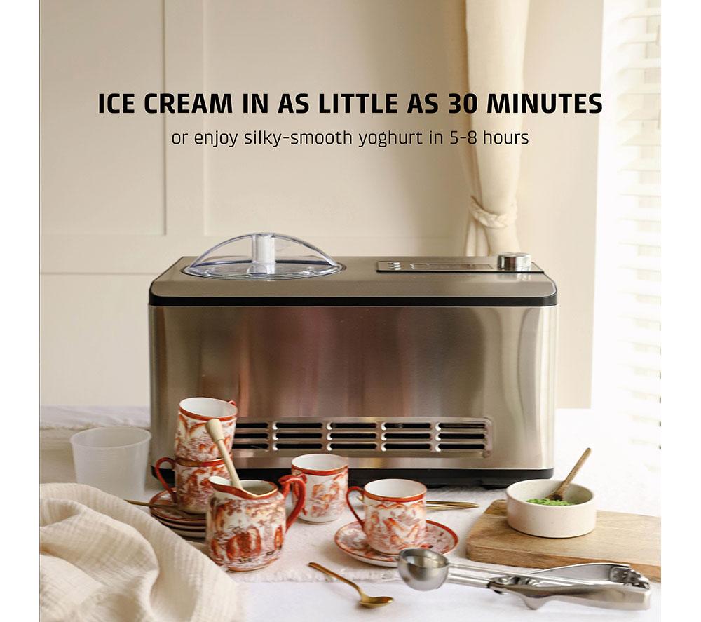 CASO Design IceCreamer 2-in-1 Ice Cream & Yogurt Maker - Stainless Steel image number 2 of 10