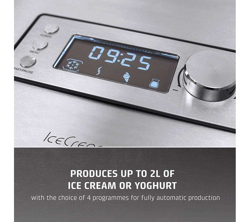 CASO Design IceCreamer 2-in-1 Ice Cream & Yogurt Maker - Stainless Steel image number 3 of 10