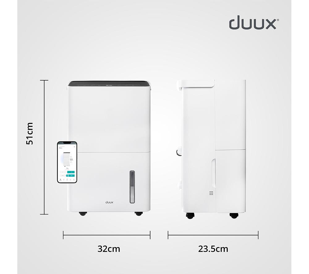 DUUX Bora DXDH30UK Smart Dehumidifier - White image number 8 of 8