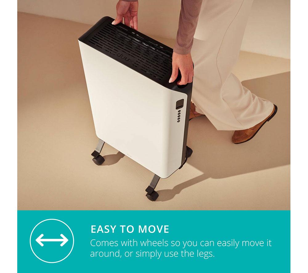 DUUX Edge DXOH20UK Portable Smart Oil-Filled Radiator - White image number 7 of 8