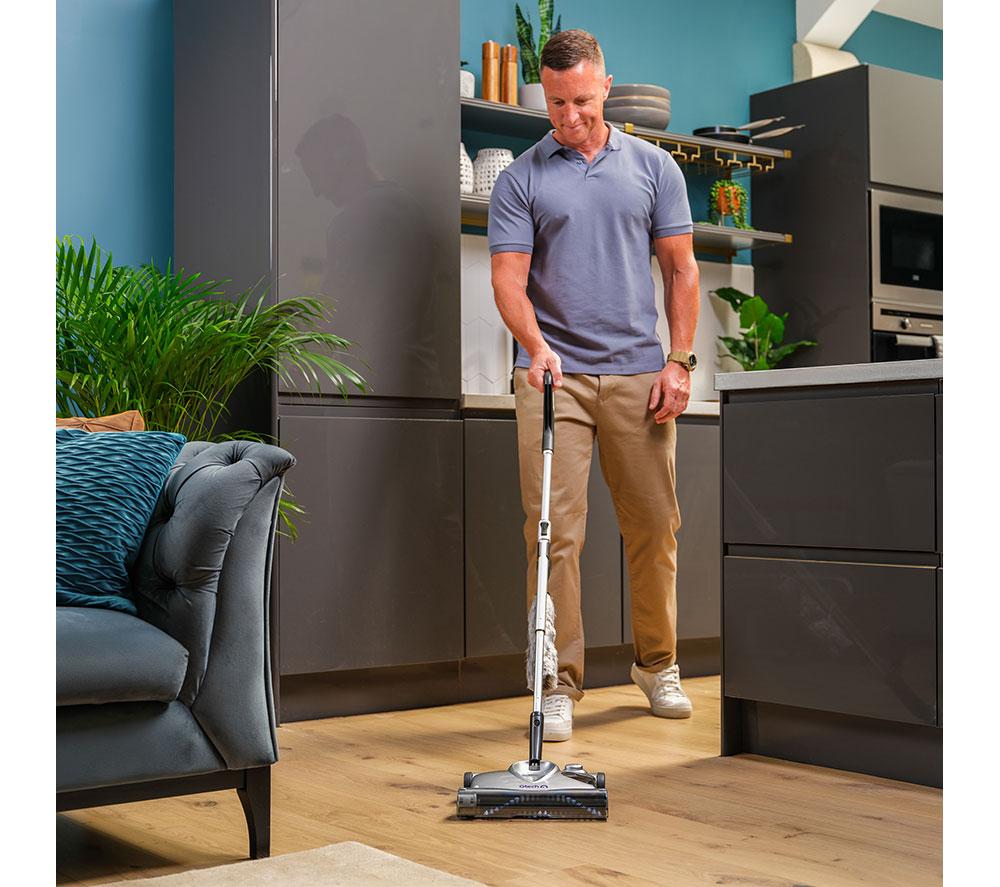 GTECH SW02 Upright Carpet & Hard Floor Sweeper - Grey image number 2 of 10