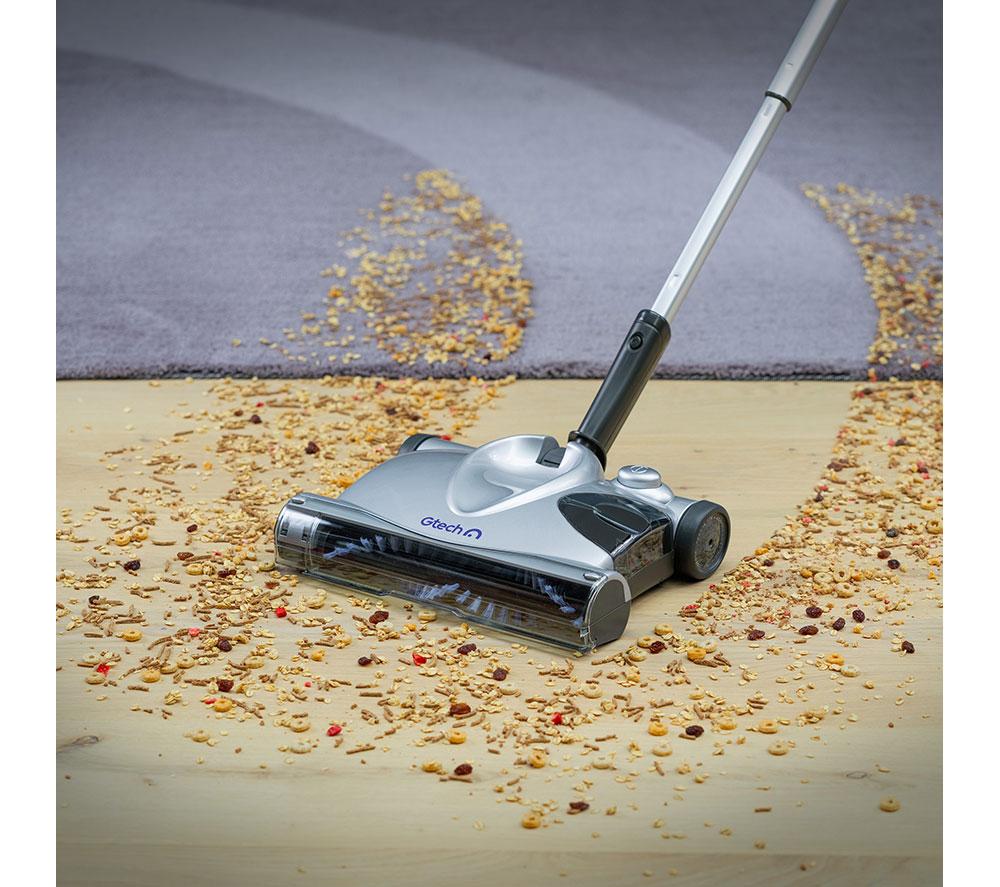 GTECH SW02 Upright Carpet & Hard Floor Sweeper - Grey image number 3 of 10
