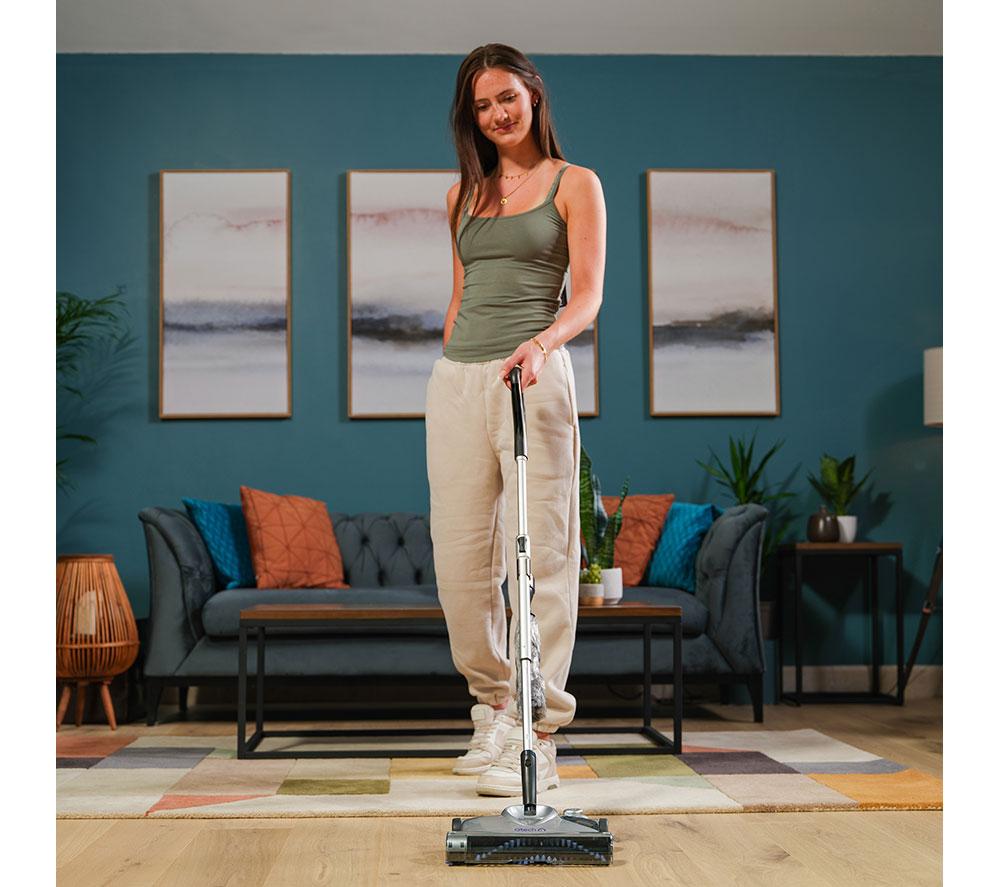 GTECH SW02 Upright Carpet & Hard Floor Sweeper - Grey image number 4 of 10