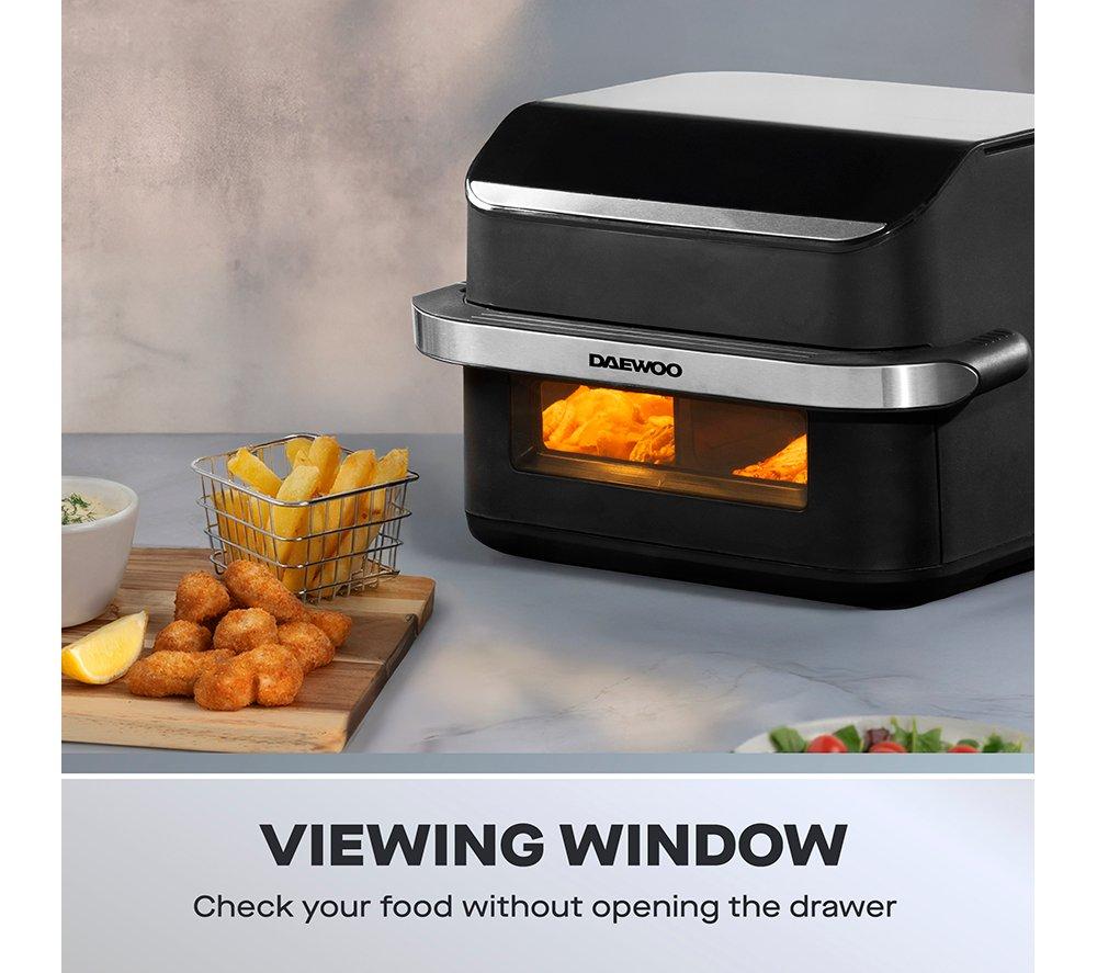 DAEWOO SDA2757GE Mega Drawer Air Fryer - Black image number 4 of 7