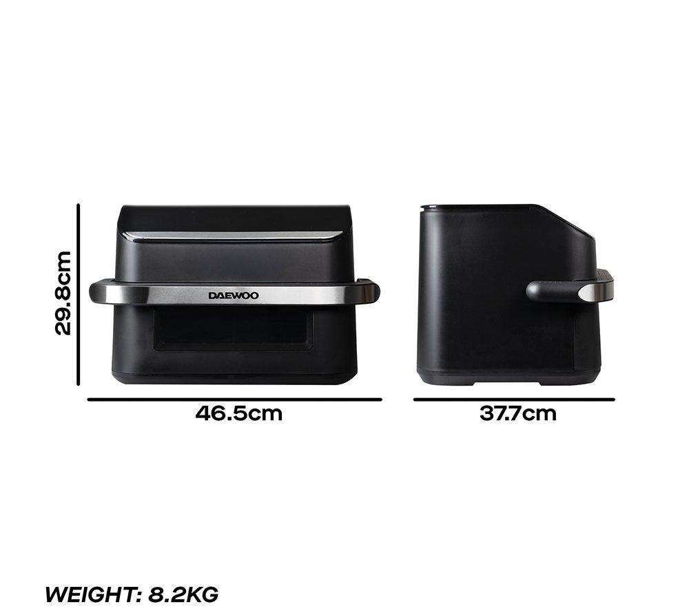 DAEWOO SDA2757GE Mega Drawer Air Fryer - Black image number 7 of 7