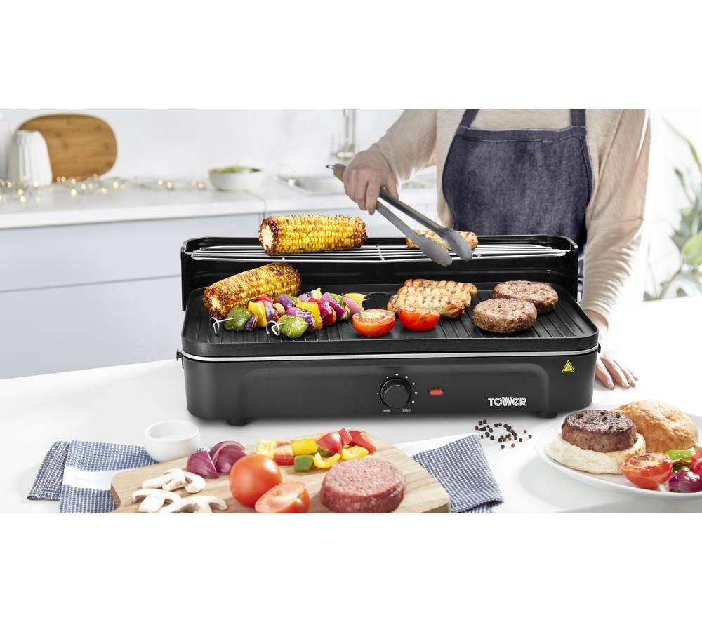 TOWER T14054 Electric BBQ - Black image number 6 of 9