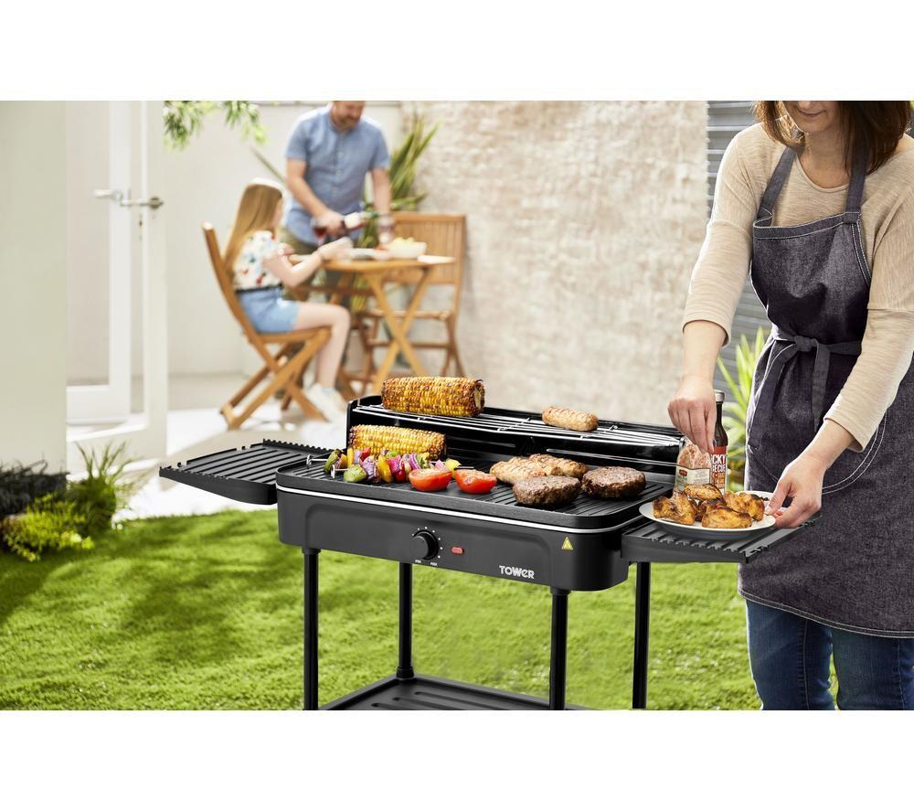 TOWER T14054 Electric BBQ - Black image number 7 of 9