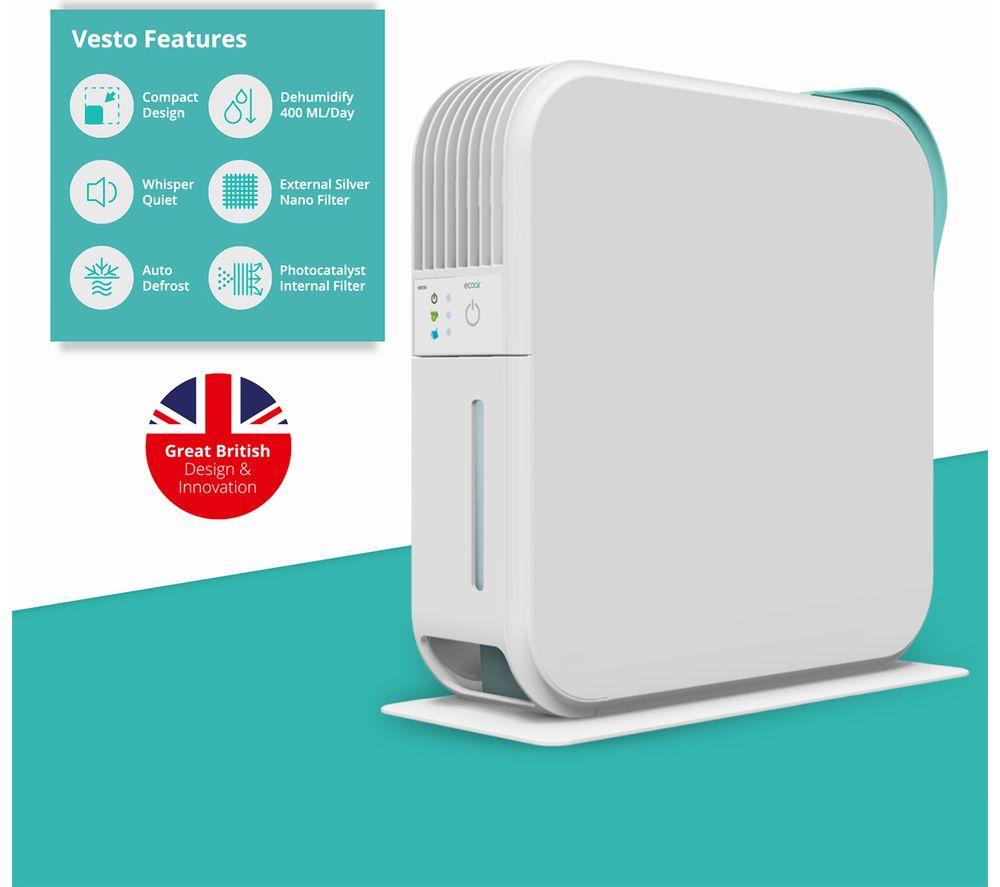 ECOAIR Vesto Thermoelectric Dehumidifier - White image number 4 of 10