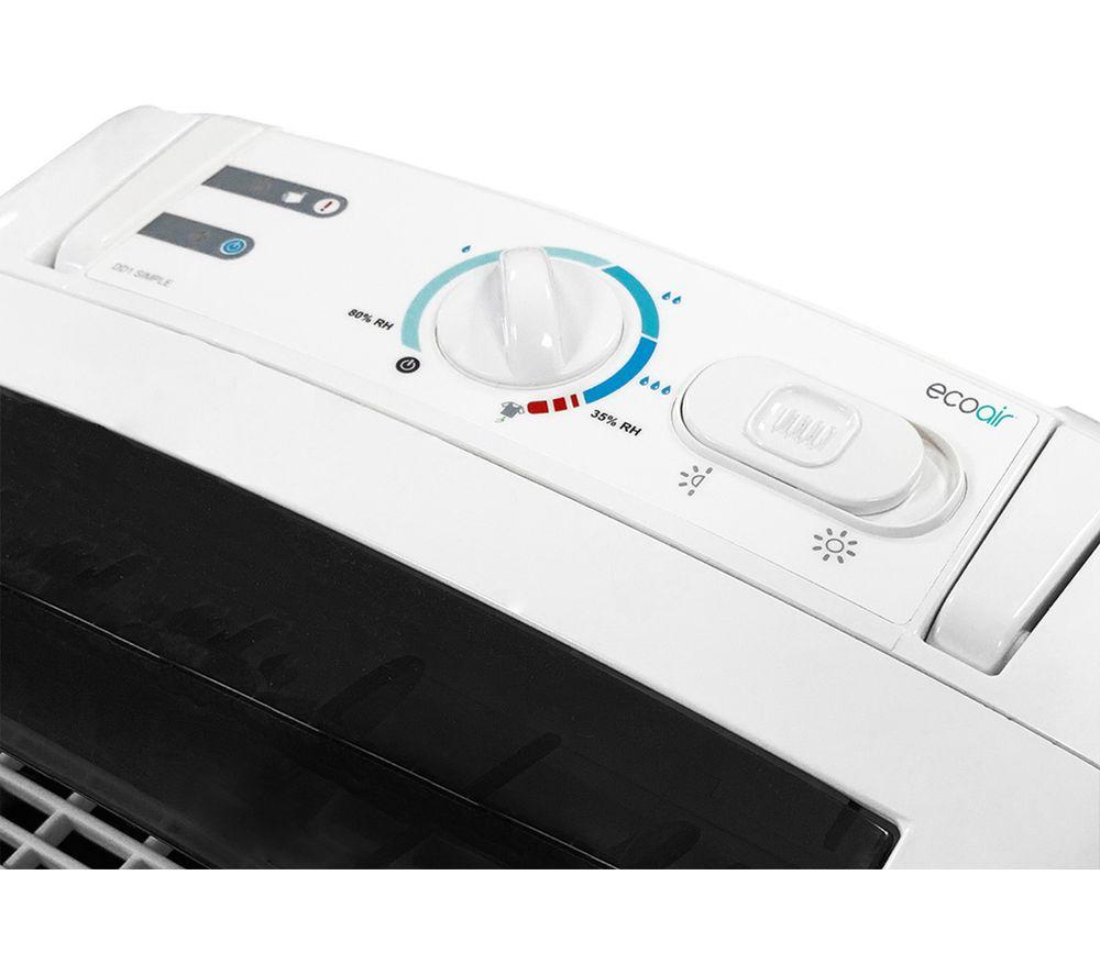 ECOAIR DD1 Simple MK3 Desiccant Dehumidifier - White image number 6 of 11