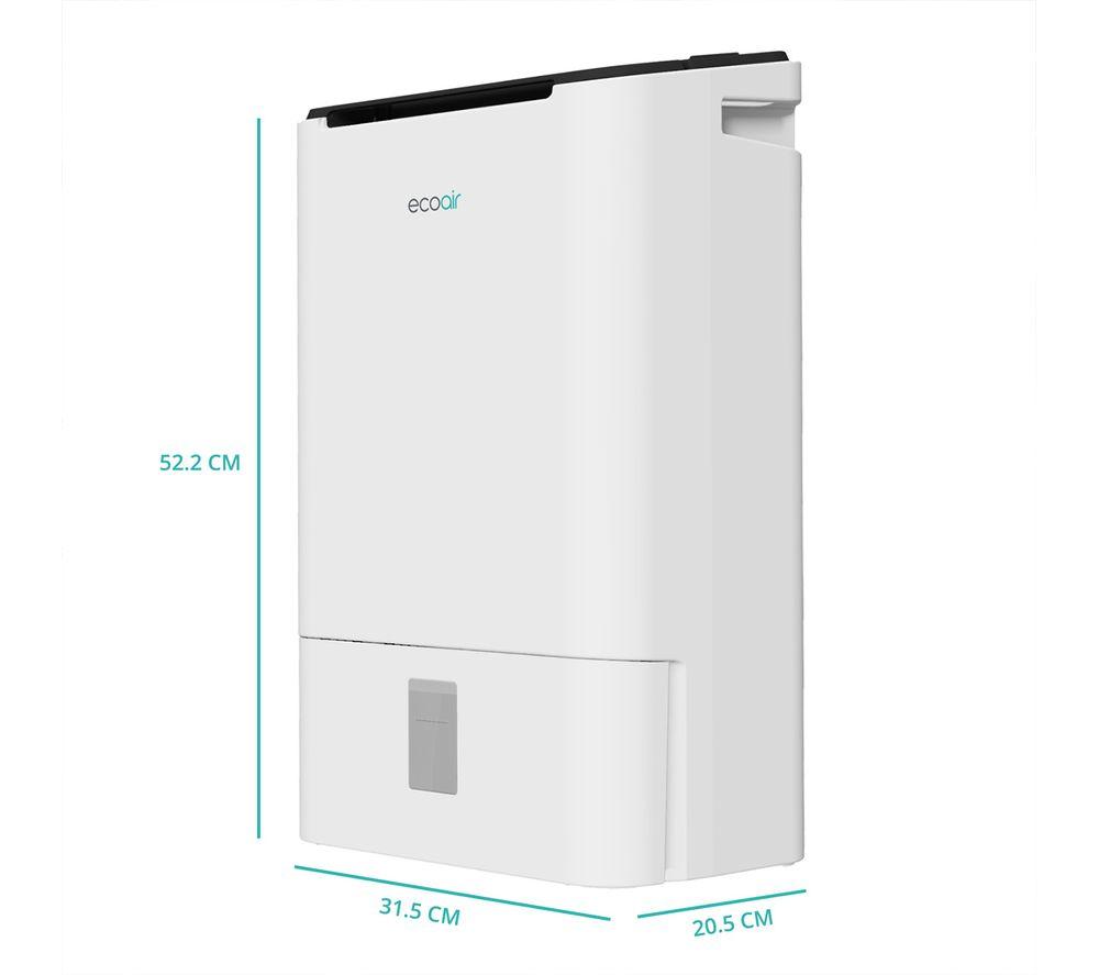 ECOAIR DD2 Simple Desiccant Dehumidifier - White image number 4 of 12