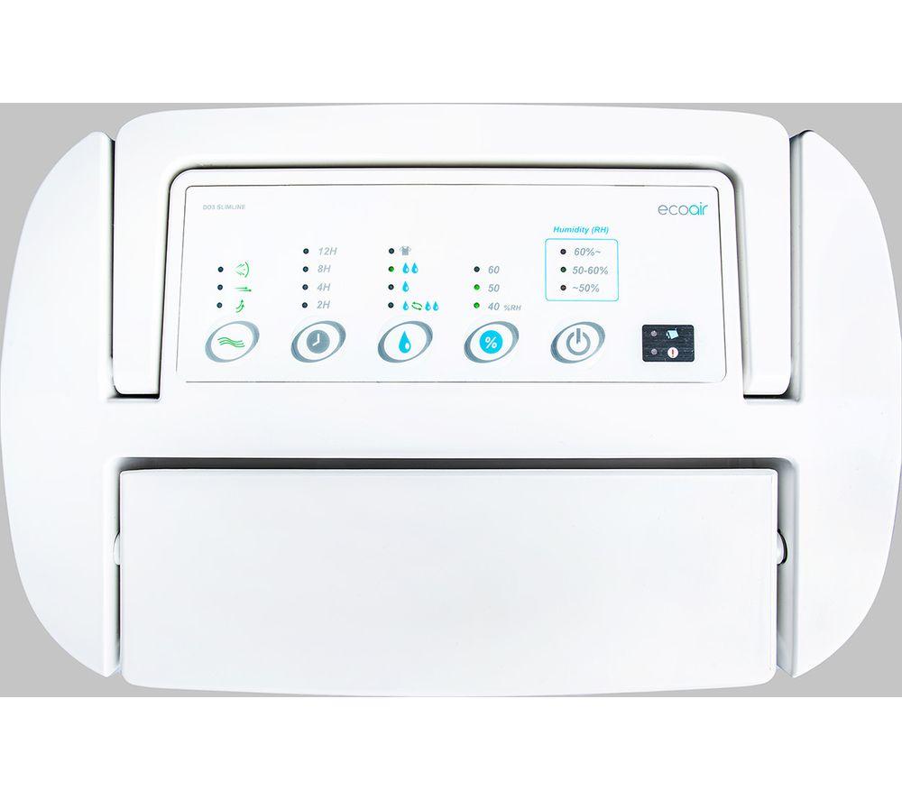 ECOAIR DD3 Slimline Desiccant Dehumidifier - White image number 6 of 9