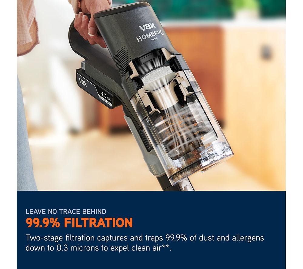 VAX HomePro Plus CLSV-HPKA Cordless Vacuum Cleaner - Graphite & Titanium image number 7 of 14