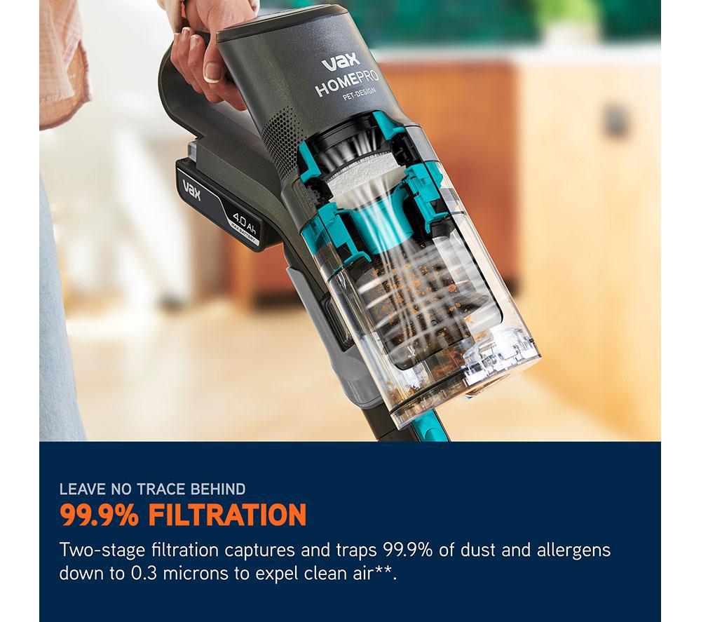 VAX HomePro Pet-Design CLSV-HPPC Cordless Vacuum Cleaner &ndash; Graphite & Teal image number 7 of 14