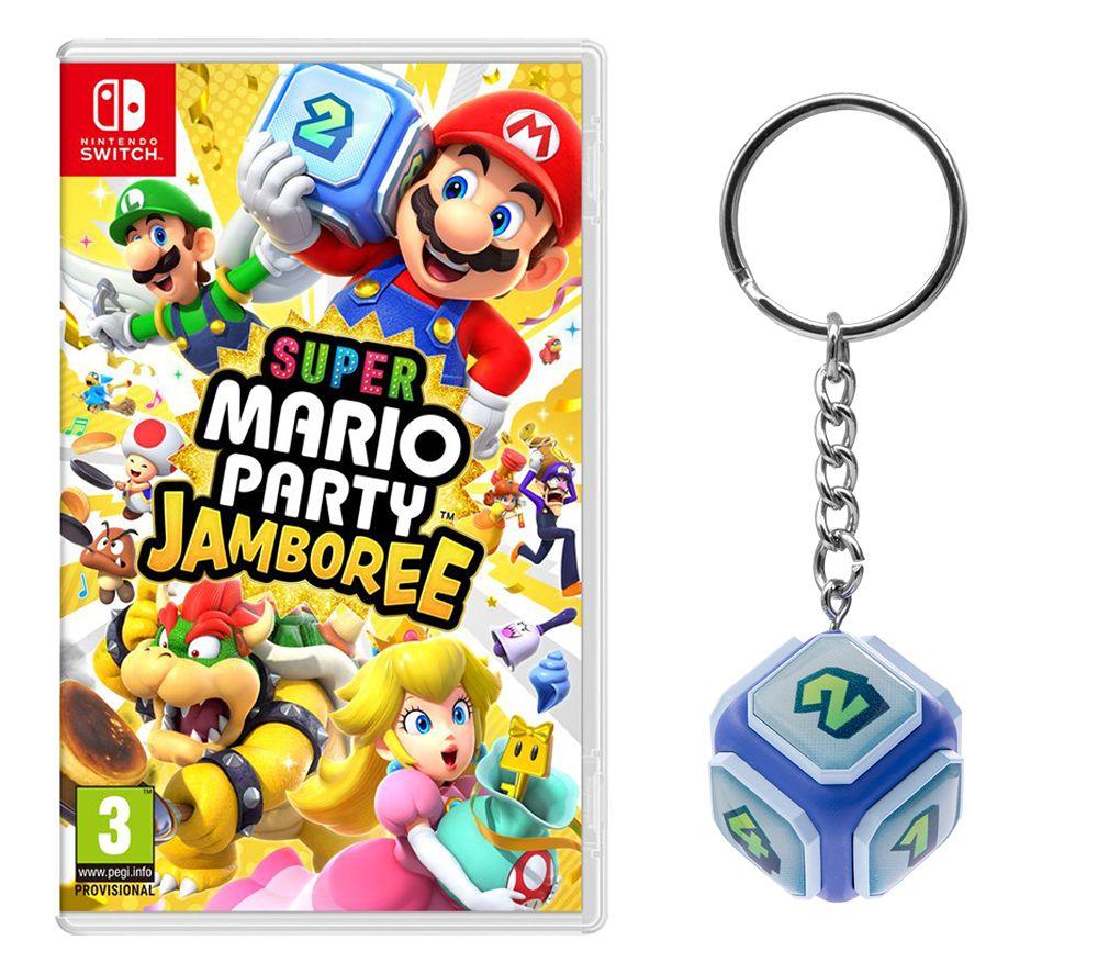 NINTENDO SWITCH Super Mario Party Jamboree & Keyring