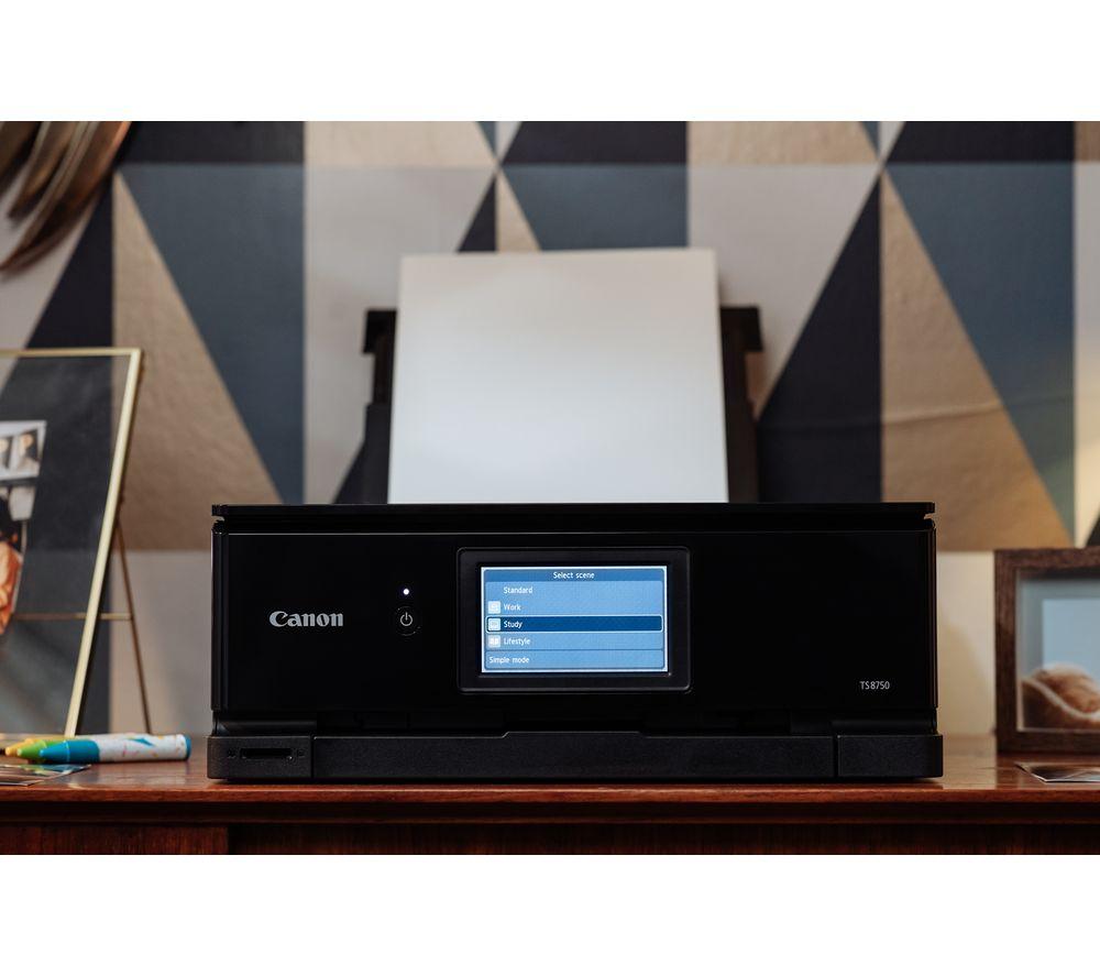 CANON PIXMA TS8750 All-in-One Wireless Inkjet Printer image number 9 of 13