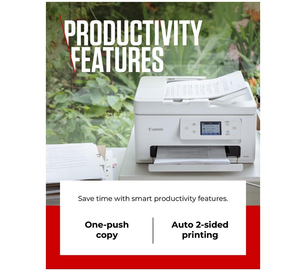 CANON PIXMA TS7750i All-in-One Wireless Inkjet Printer image number 4 of 7