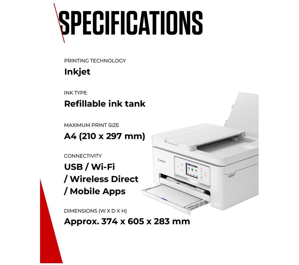 CANON PIXMA TS7750i All-in-One Wireless Inkjet Printer image number 6 of 7