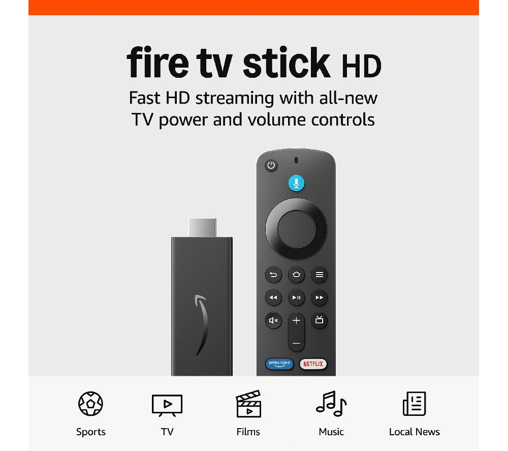 AMAZON Fire TV Stick HD with Alexa Voice Remote (2024) image number 2 of 7