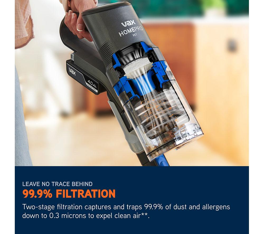 VAX HomePro Pet CLSV-HPKP Cordless Vacuum Cleaner - Graphite & Blue image number 7 of 14