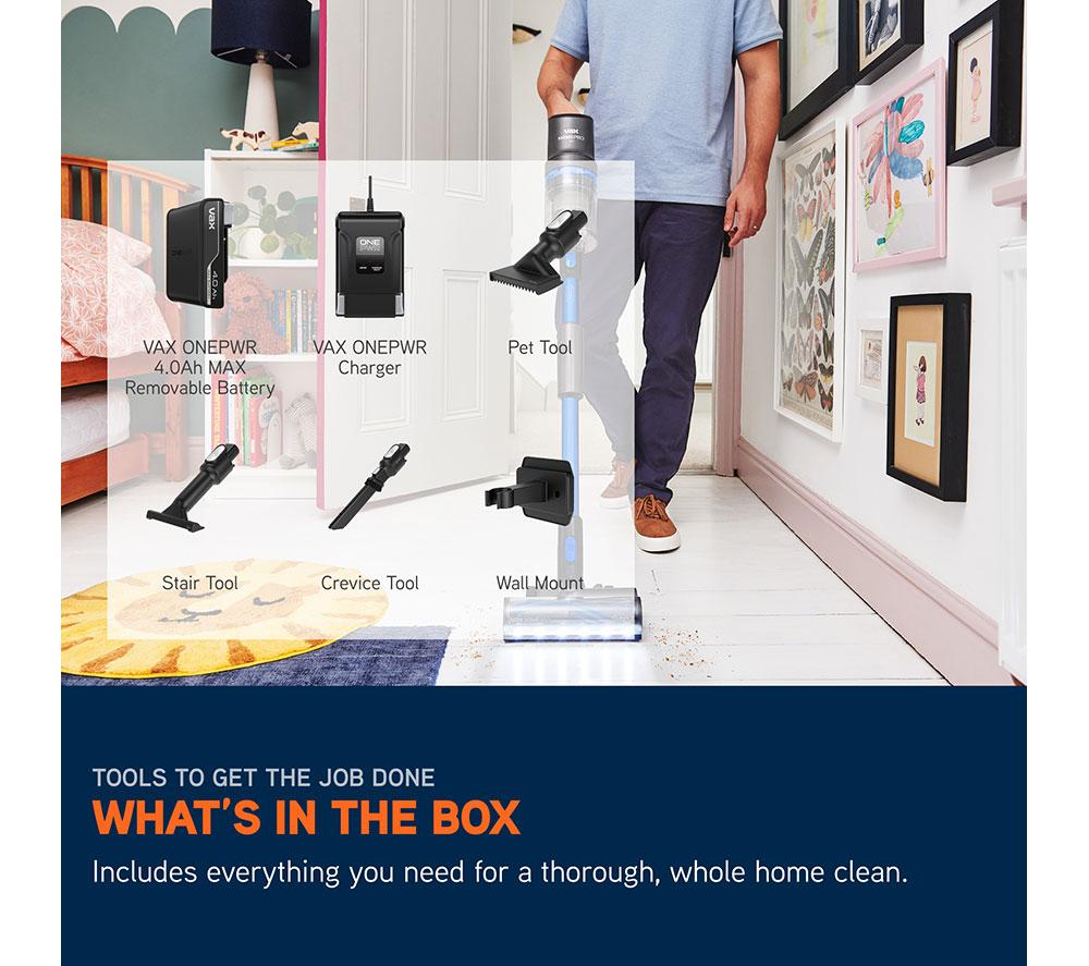 VAX HomePro Pet CLSV-HPKP Cordless Vacuum Cleaner - Graphite & Blue image number 10 of 14