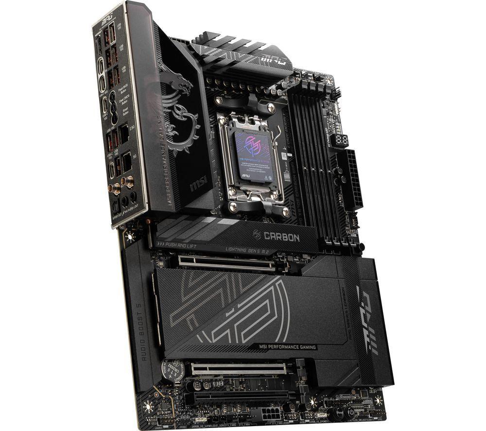 MSI MPG X870E Carbon WIFI AM5 Motherboard image number 3 of 5