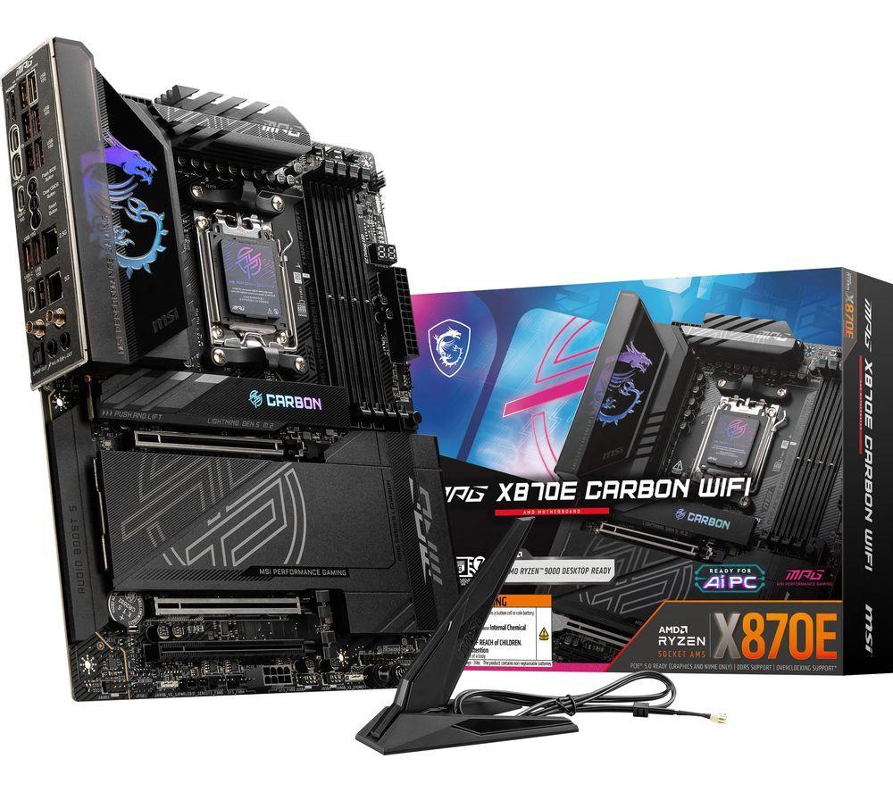 MSI MPG X870E Carbon WIFI AM5 Motherboard image number 5 of 5