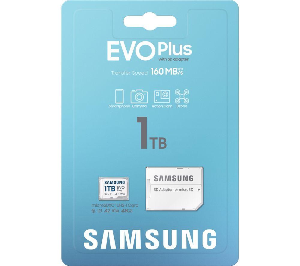 SAMSUNG EVO Plus Class 10 microSDXC Memory Card - 1 TB image number 2 of 3
