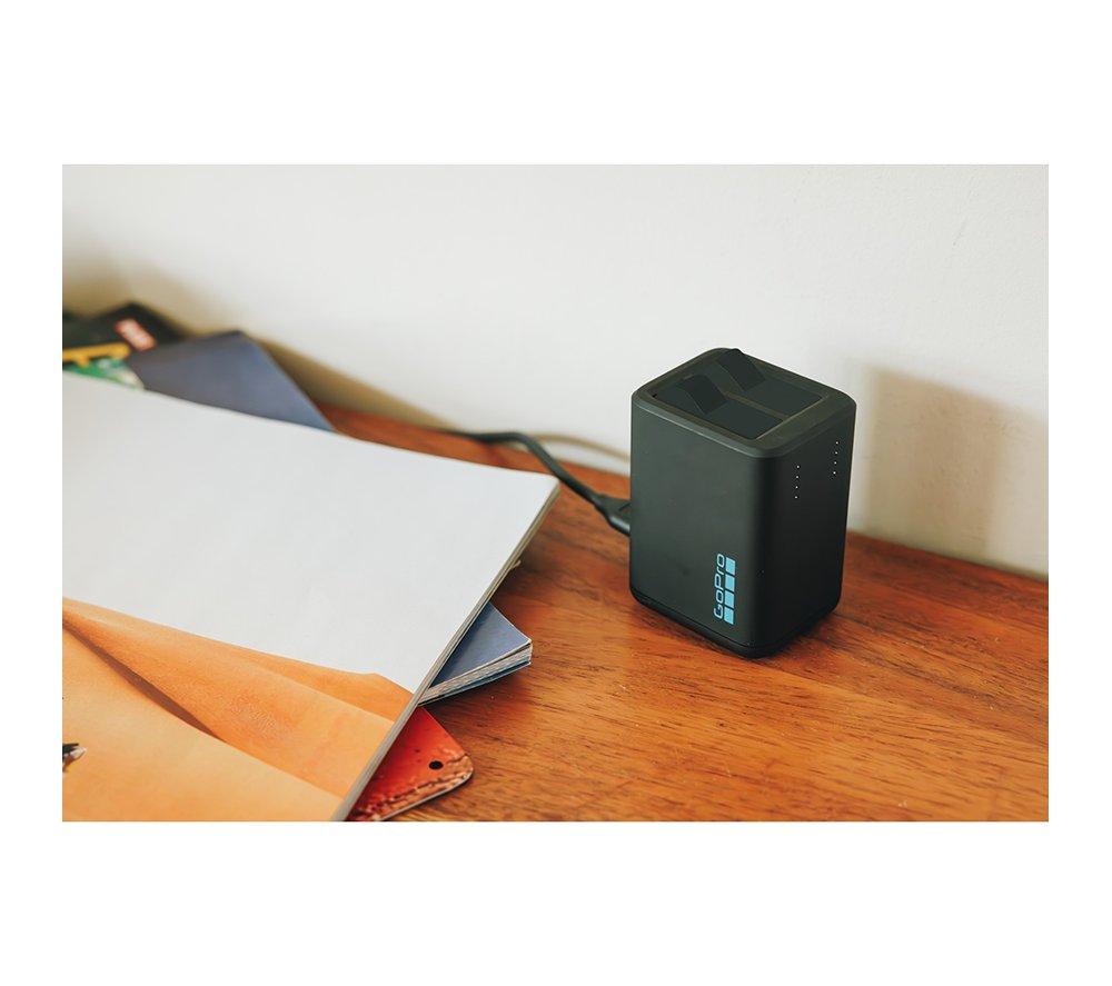GOPRO Dual Battery Charger for HERO13 Black with 2 Enduro Lithium-ion Batteries image number 2 of 3