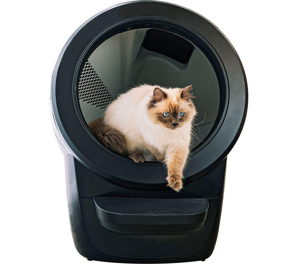 LITTER-ROBOT 4 Smart Self-Cleaning Cat Litter Tray, 50 Waste Drawer Liners & 6 Odour Traps Bundle - Black image number 2 of 12