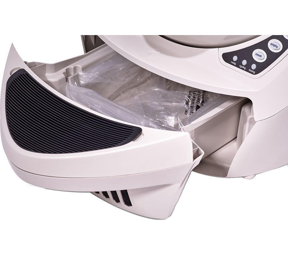 LITTER-ROBOT 4 Smart Self-Cleaning Cat Litter Tray, 50 Waste Drawer Liners & 6 Odour Traps Bundle - Black image number 8 of 12
