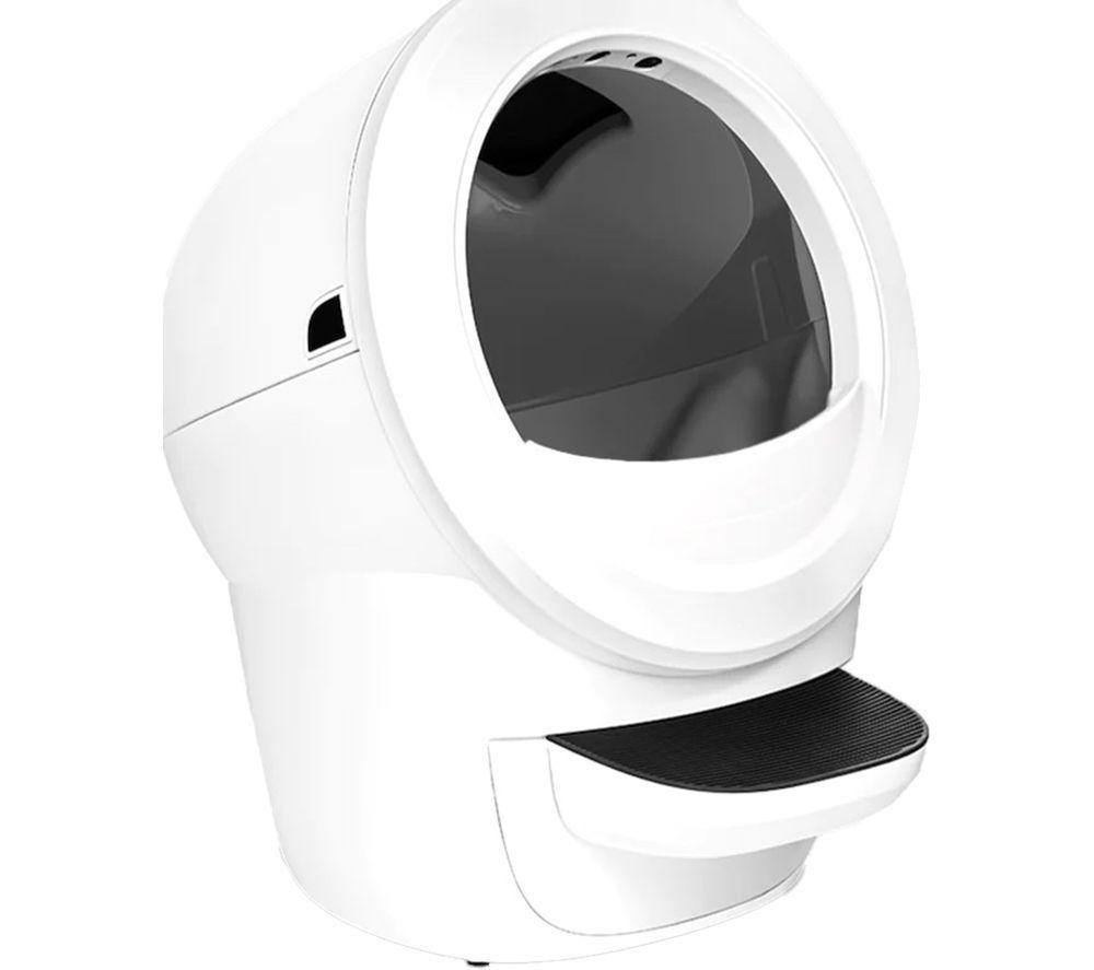 LITTER-ROBOT 4 Smart Self-Cleaning Cat Litter Tray, 50 Waste Drawer Liners & 6 Odour Traps Bundle - White image number 4 of 13