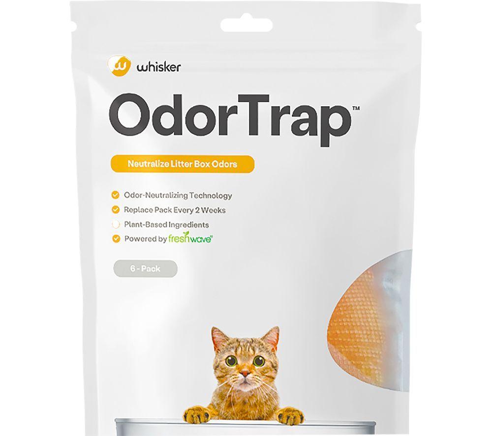LITTER-ROBOT 4 Smart Self-Cleaning Cat Litter Tray, 50 Waste Drawer Liners & 6 Odour Traps Bundle - White image number 11 of 13
