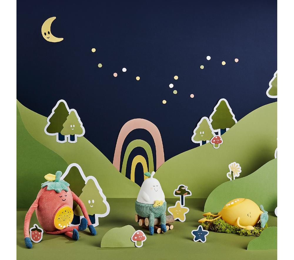 BADABULLE Bertille Pear-shaped Silicone Nightlight - Green & White image number 9 of 9