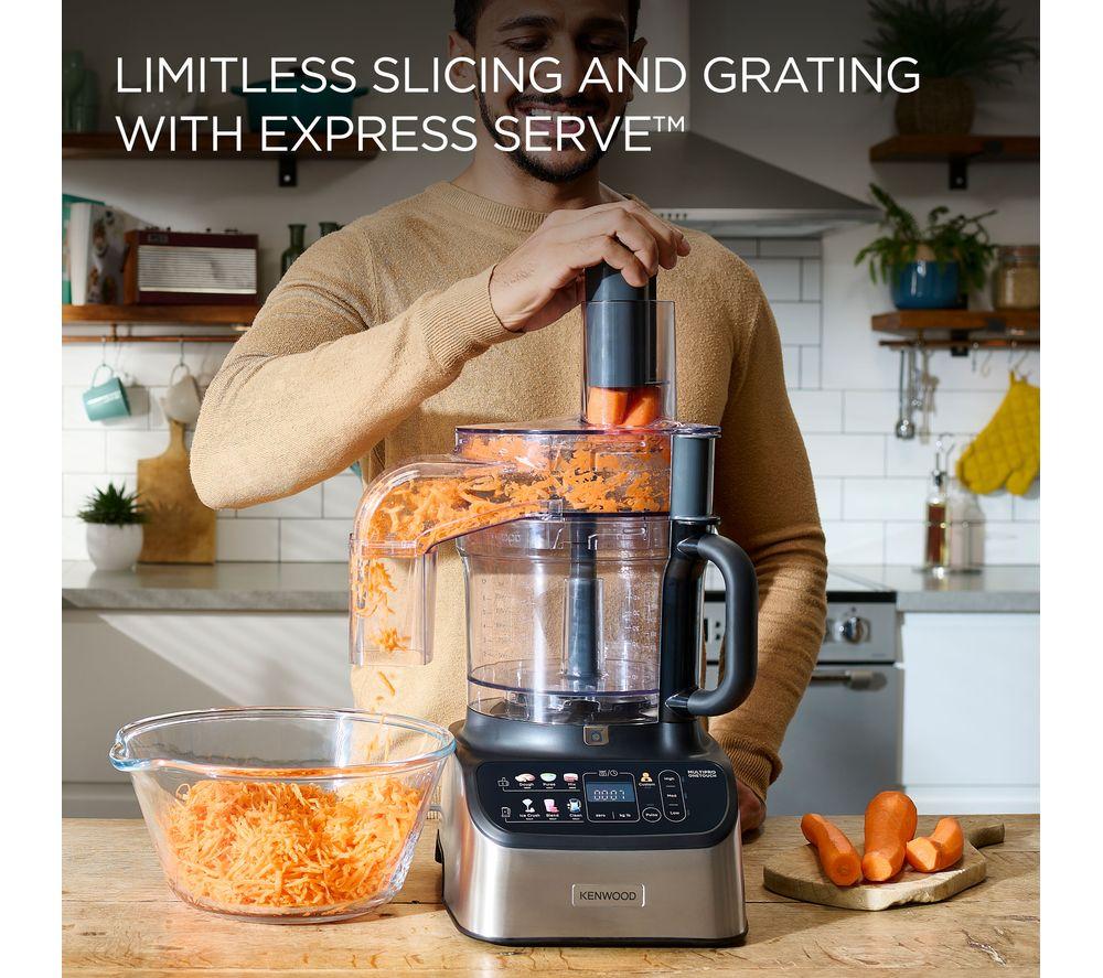KENWOOD Multipro One Touch FDM73.850SS Food Processor - Black & Stainless Steel image number 4 of 9