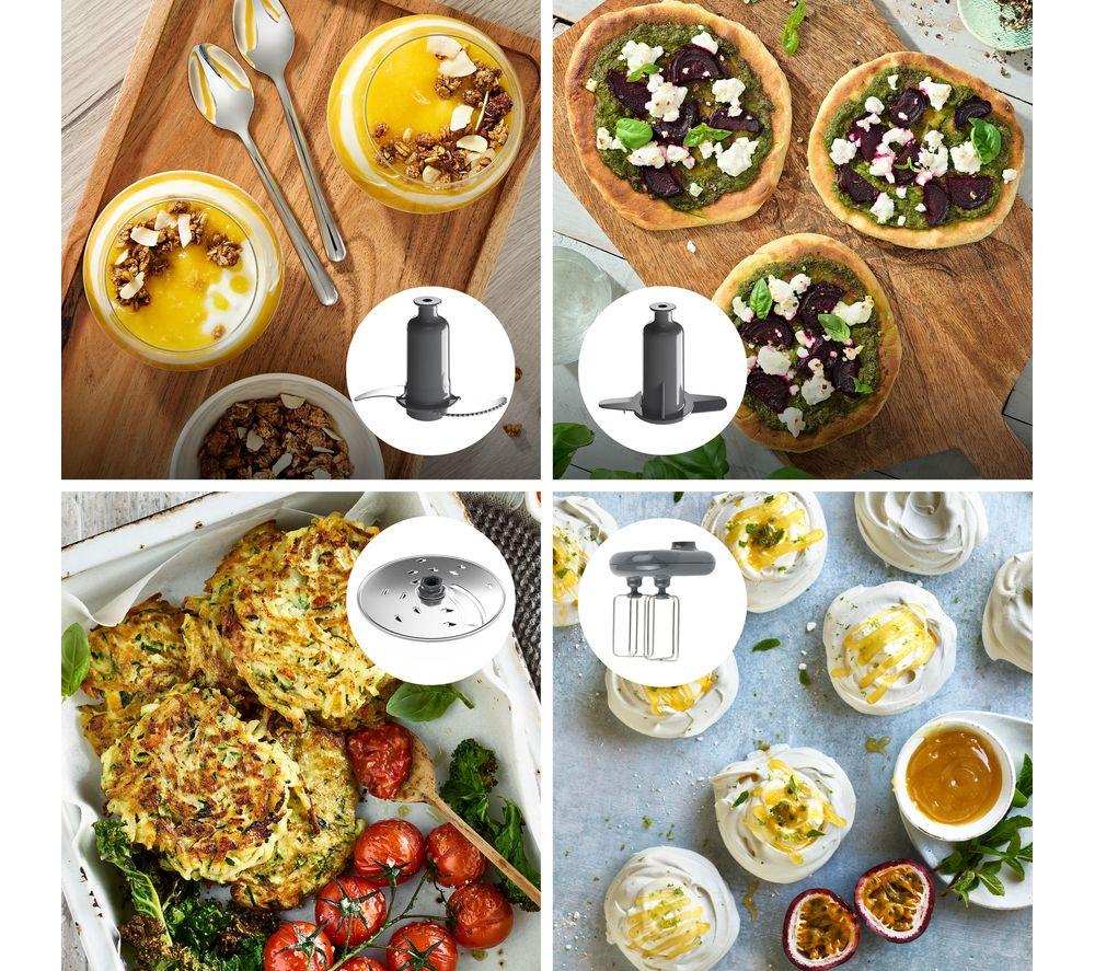 KENWOOD Multipro One Touch FDM73.850SS Food Processor - Black & Stainless Steel image number 7 of 9